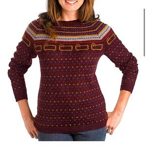 Woolrich Bateau Fairisle Mohair Sheep Sweater